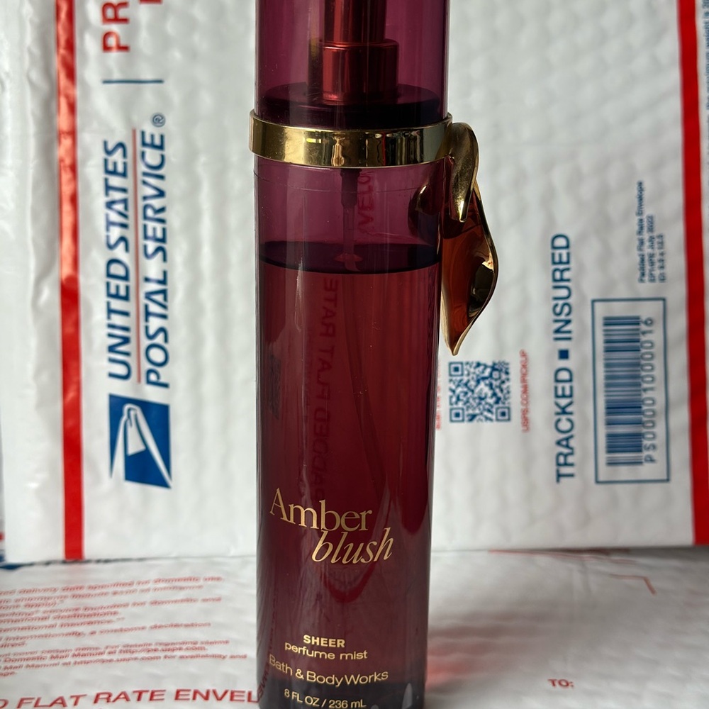 Bath & Body Works Amber Blush Sheer Perfume Mist - roughly 80% full